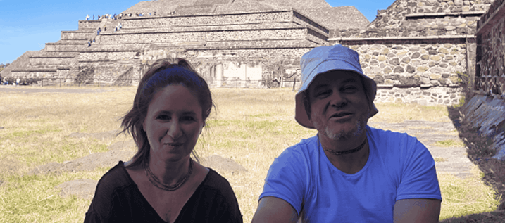 Featured image for “Haribol at the Pyramids of the Sun and Moon in Teotihuacán, Mexico”