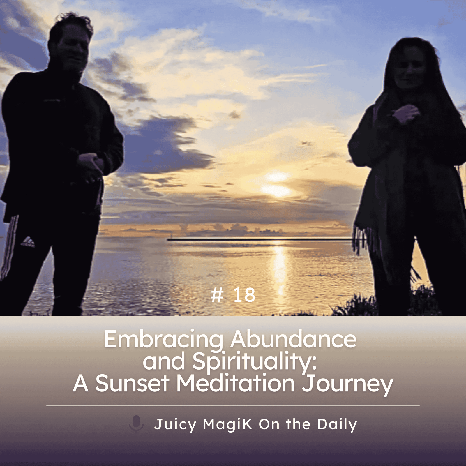 Embracing Abundance and Spirituality: A Sunset Meditation Journey
