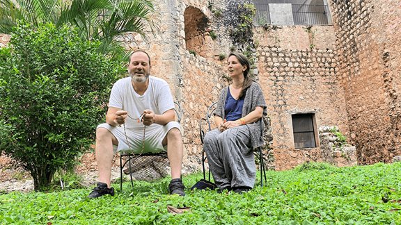 Featured image for “Mosquitos, Drills & The Holy Names: Trying to Meditate in Noisy Mexico”