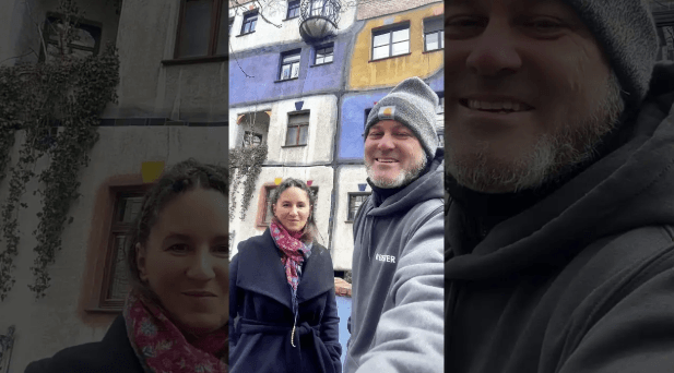 #72 - Hundertwasser House in Vienna, Color Everywhere, Beads in Hand, Heart Wide Open